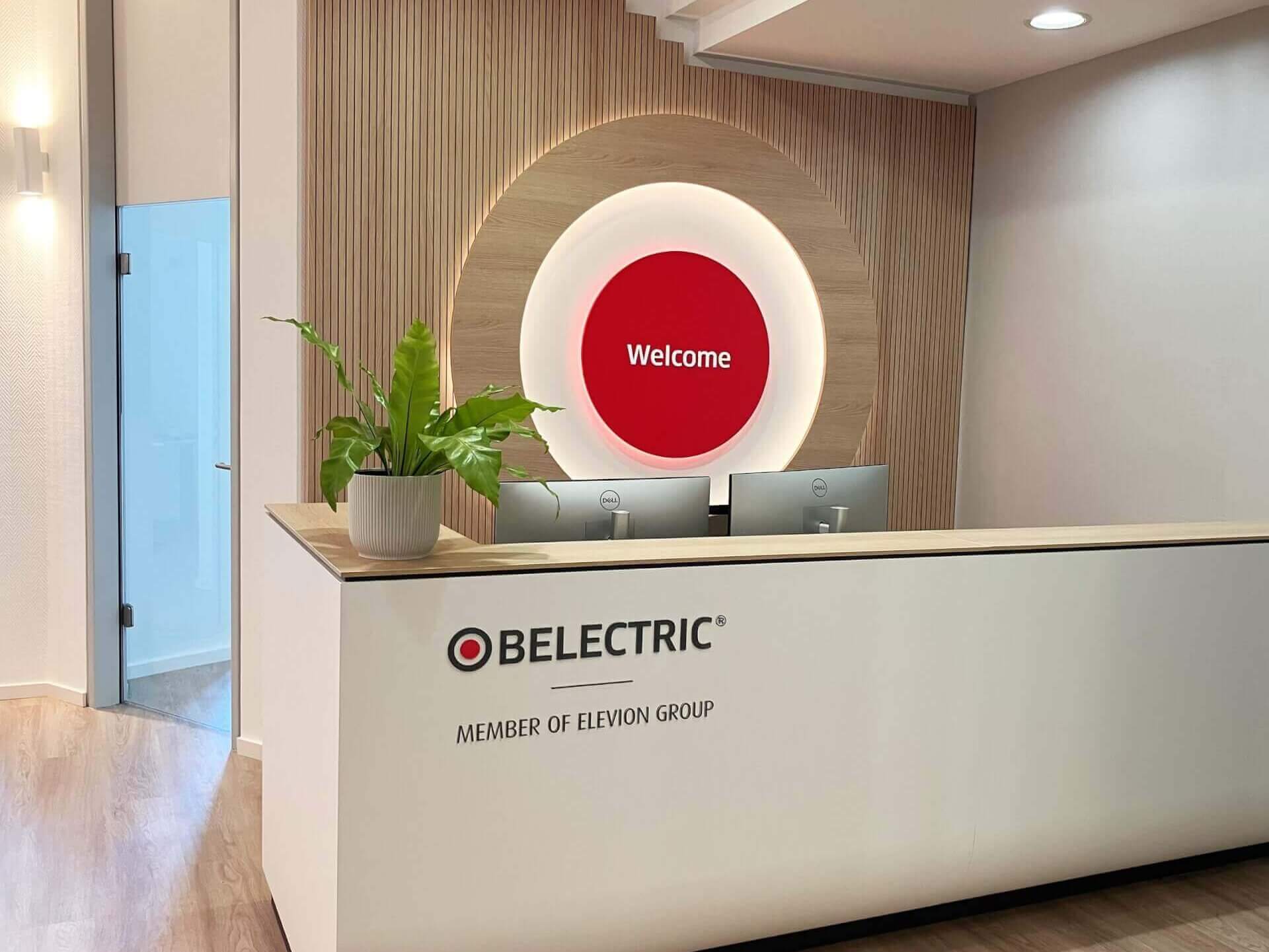 Der Empfangsbereich im neuen Büro in Berlin.