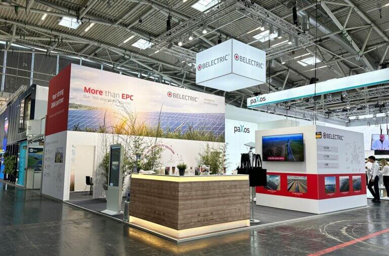BELECTRIC exhibition stand at Intersolar Europe 2024