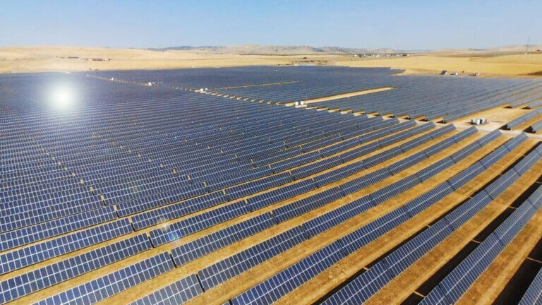 Image of PV project in Spain from above
