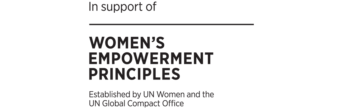 In support of Women´s Empowerment Principles Logo